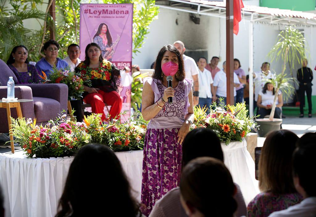 Coinciden Anahí González y Malena Ríos en condenas severas por violencia ácida