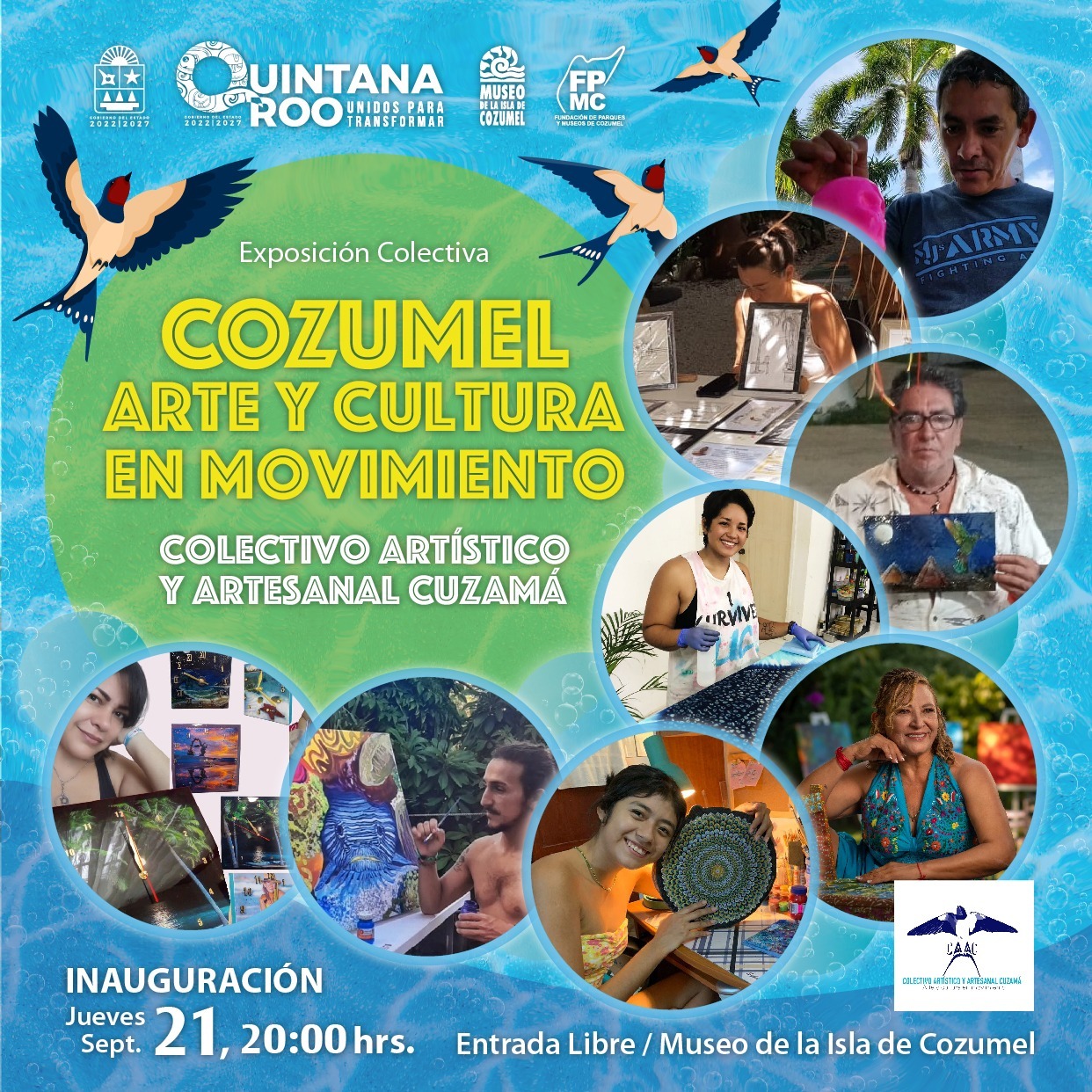 El Museo de la Isla inaugurará la exposición “Arte y Cultura en Movimiento” del colectivo artístico y artesanal Cuzamá