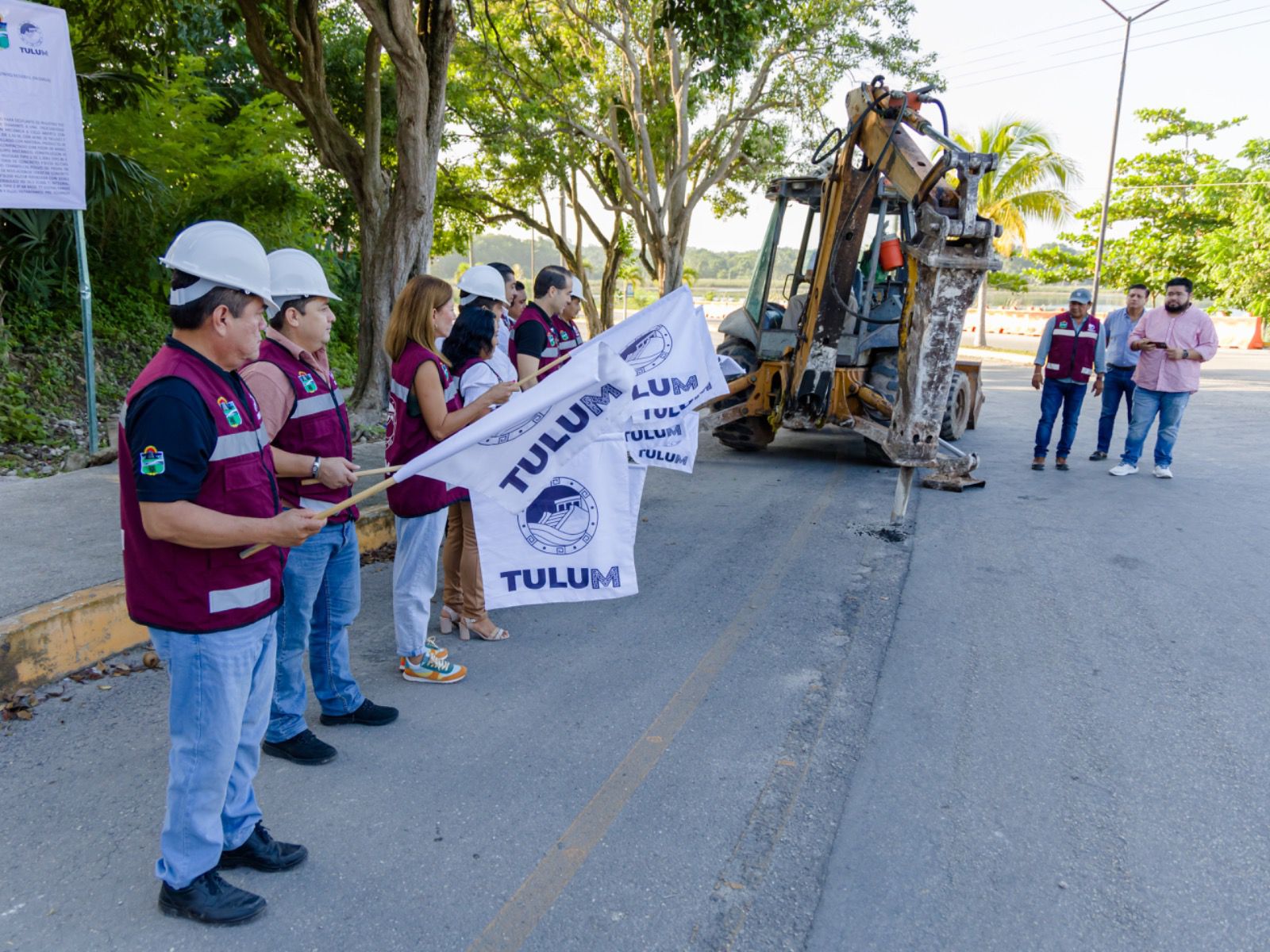 Diego Castañón activa ampliación de agua potable en Cobá