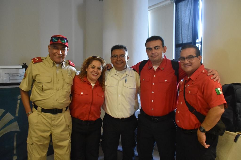 Éxito rotundo en la capacitación de rescatistas y bomberos de Quintana Roo