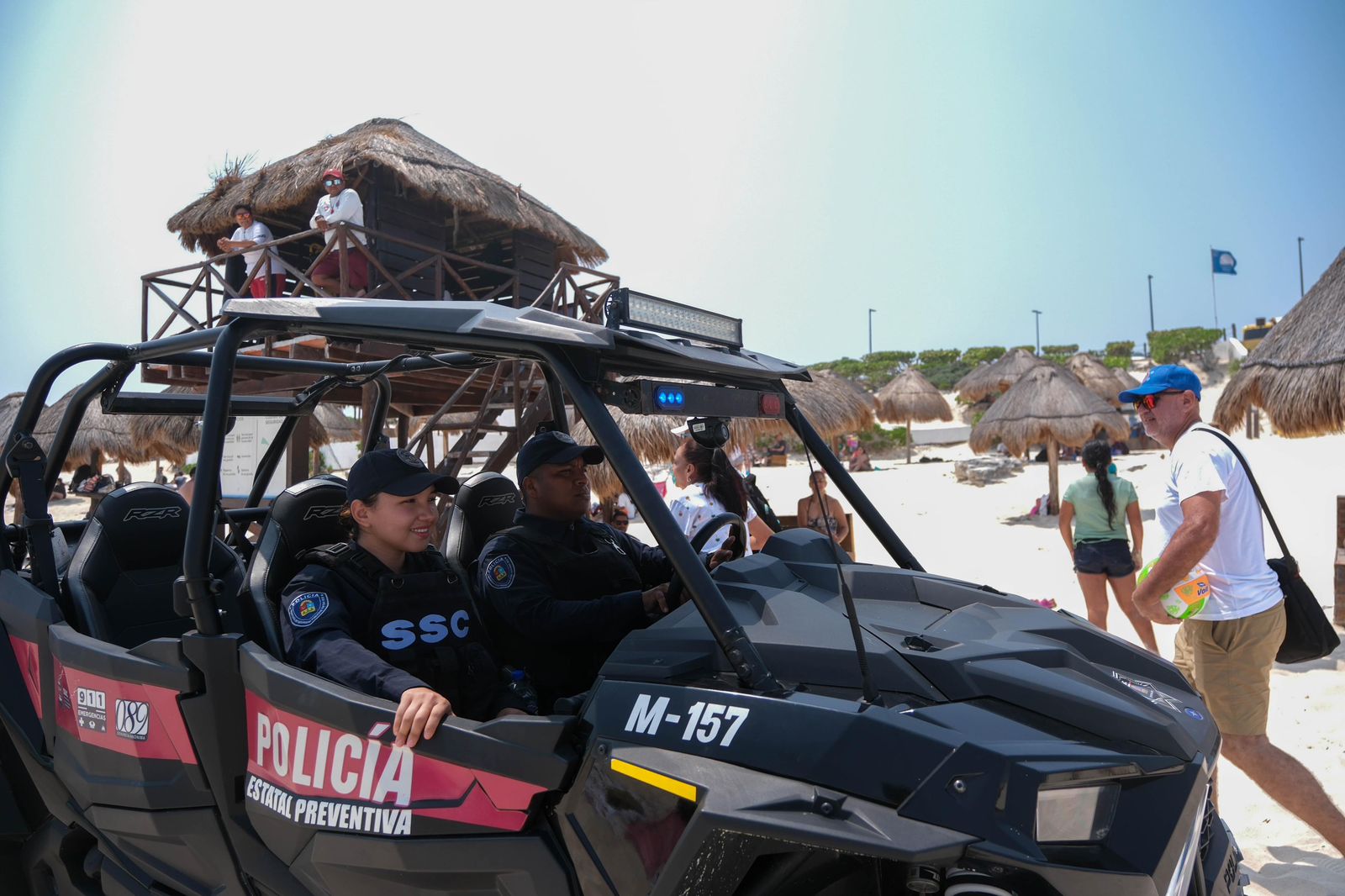 Brindan atención a visitantes y turistas durante Operativo Semana Santa Segura