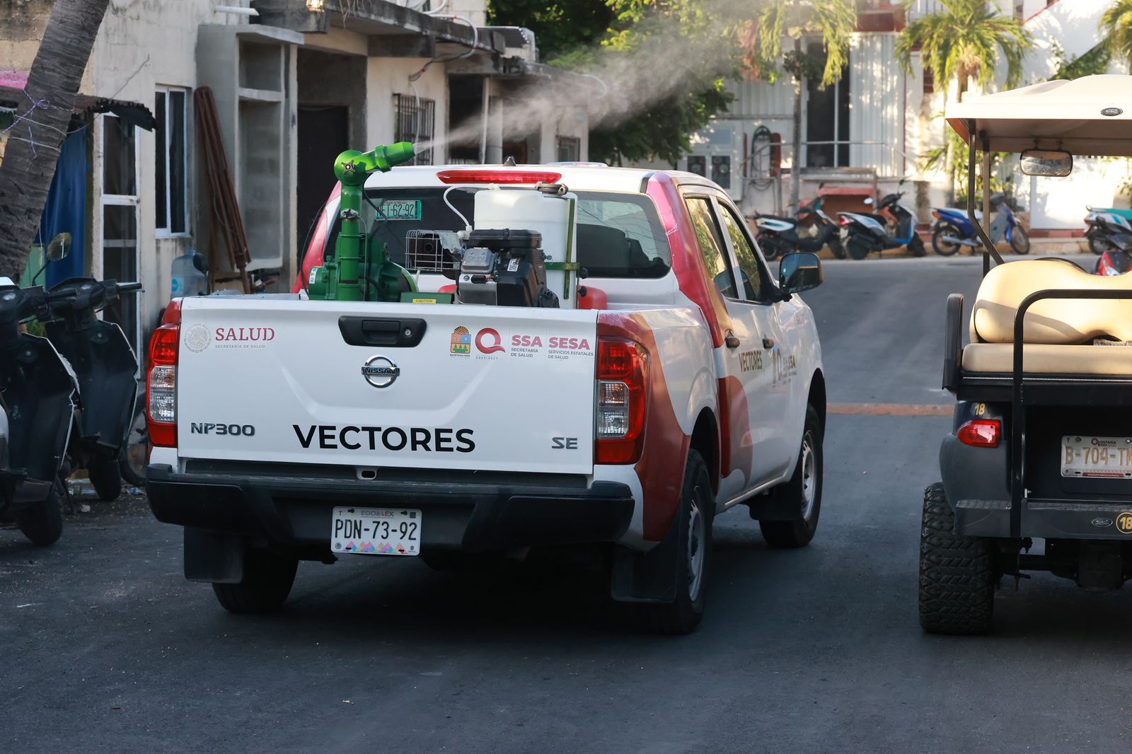 Gobierno Municipal continúa con Megacampaña de Nebulización en Isla Mujeres