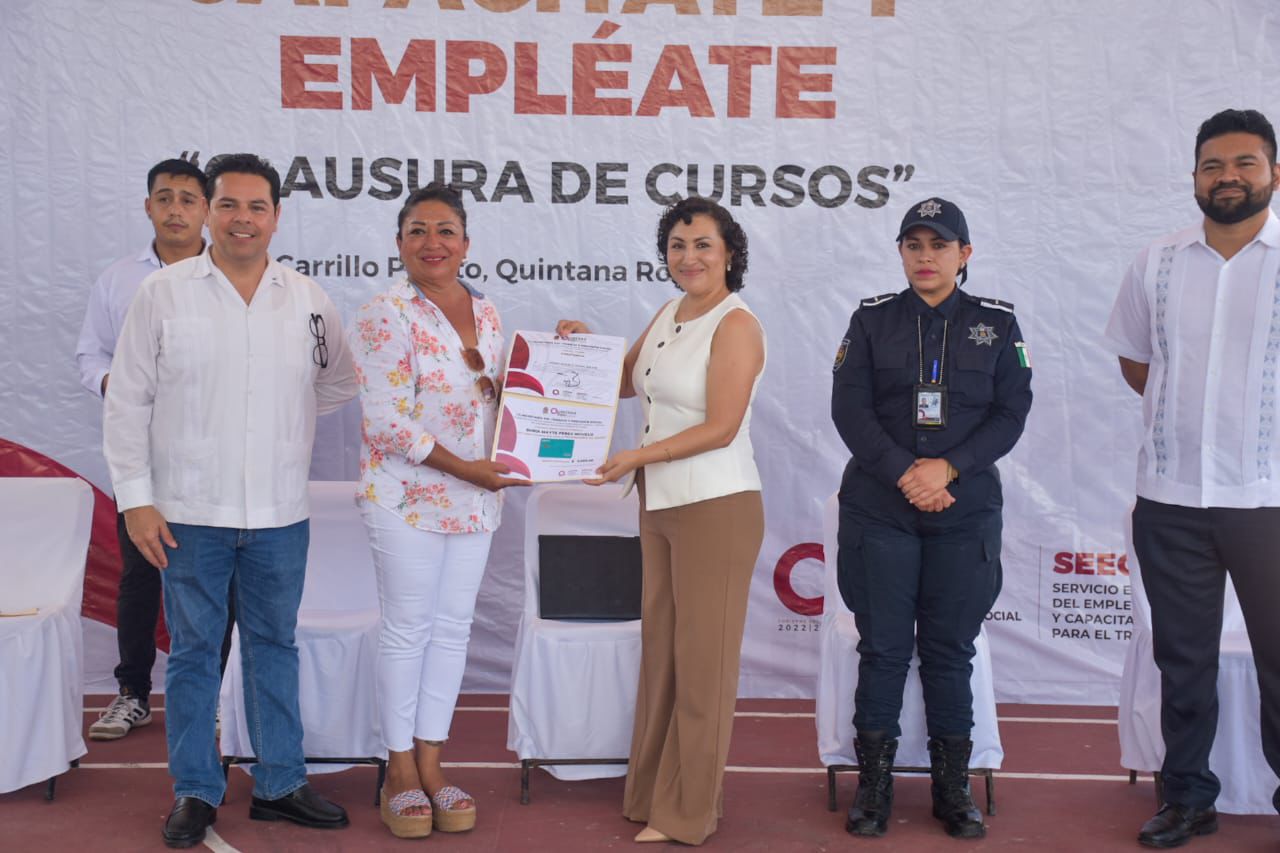 Mary Hernández impulsa empleo y capacitación en Felipe Carrillo Puerto