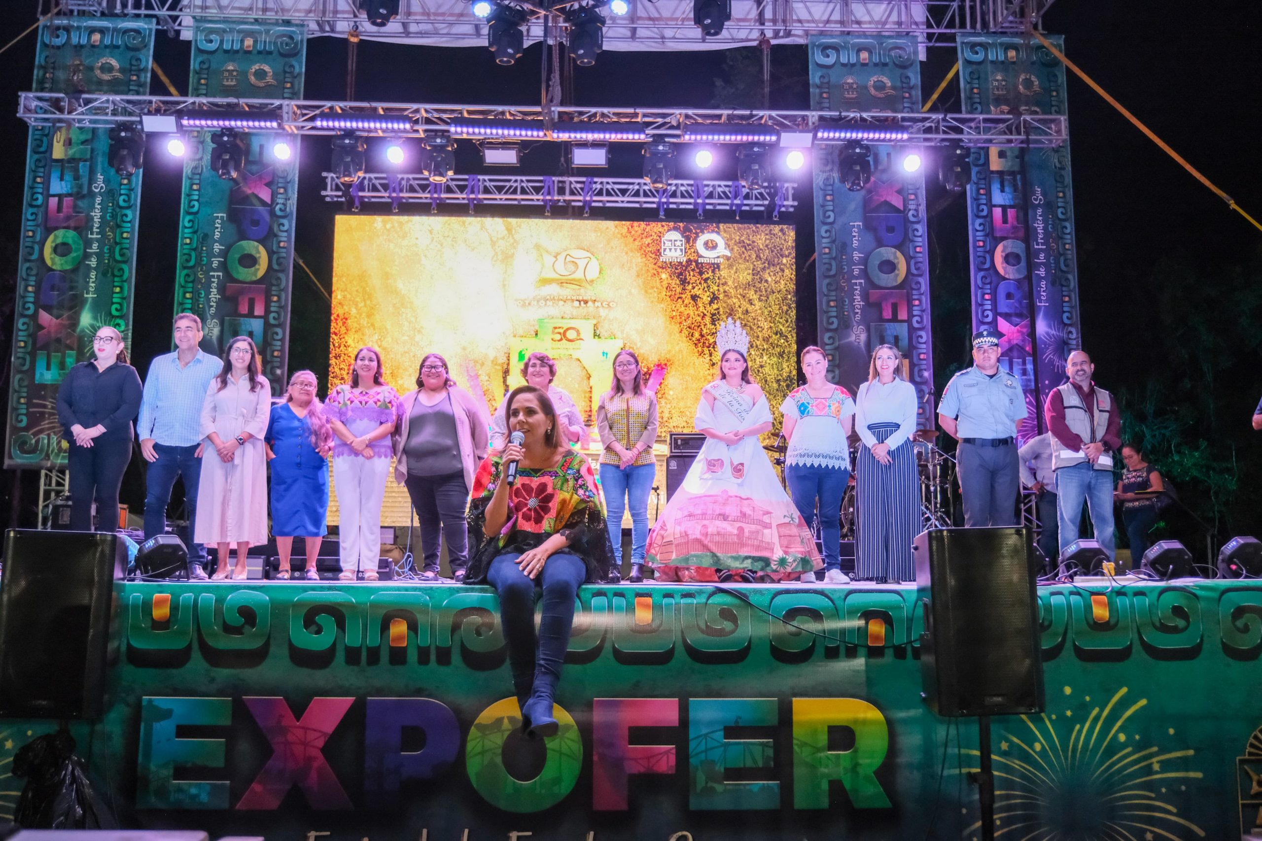 La mejor y espectacular Feria de la Frontera Sur Expofer 2024, en el Nuevo Parque Quintana Roo devuelve el brillo a Chetumal: Mara Lezama