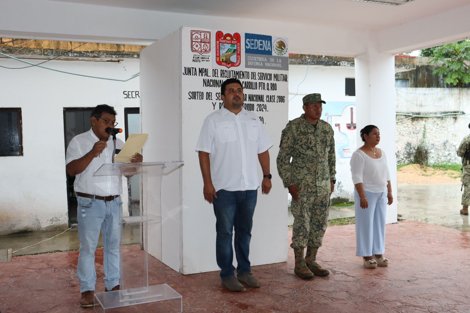 Felipe Carrillo Puerto sede del sorteo del servicio militar nacional, clase 2006