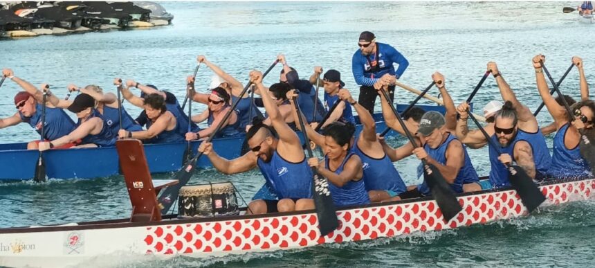 El equipo de Bote Dragón de Puerto Aventuras listo para competir en el Panamericano en Panamá