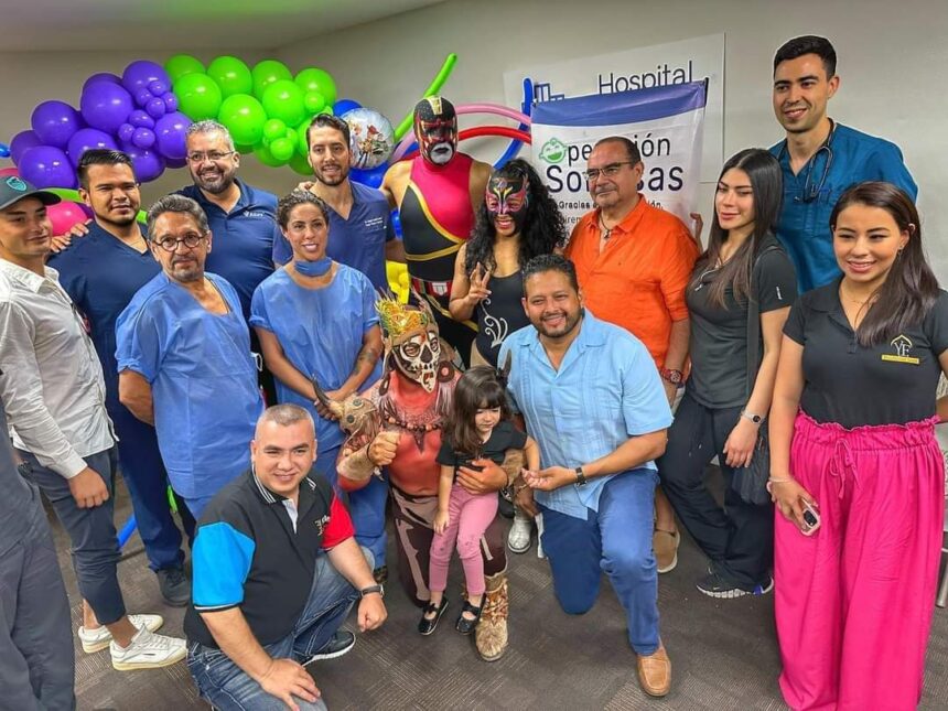 El Instituto del Deporte, Cancún FC y Luchitlán, unen fuerzas con Fundación Yantra en la "Operación Sonrisas" con Hospital Azura