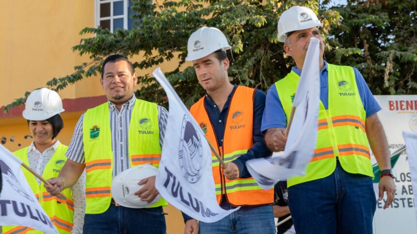 Diego Castañón da banderazo a dos importantes obras en Tulum