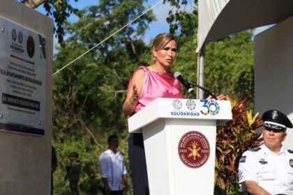 Inaugura Lili Campos avenida Heroico Colegio Militar