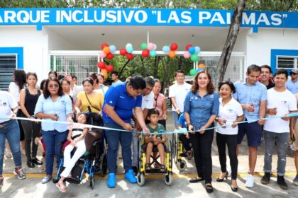 Renueva gobierno de Solidaridad Parque Inclusivo, en Palmas I