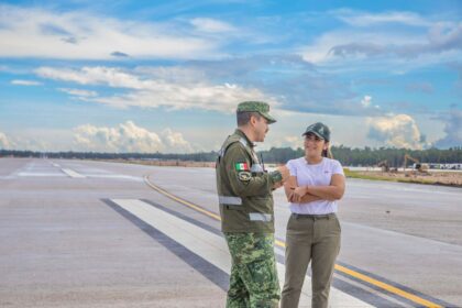 El talento carrilloportense brilla en el Aeropuerto Internacional de Felipe Carrillo Puerto