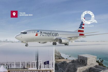 Confirma Mara Lezama que American Airlines será la mayor línea en operar vuelos en el aeropuerto de Tulum