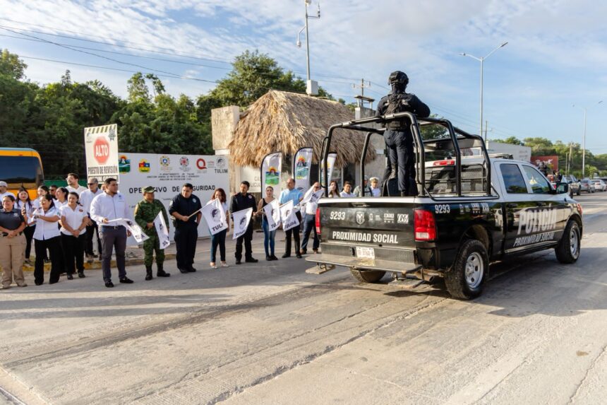 Tulum pone en marcha el Operativo de Seguridad Guadalupe Reyes 2023-2024