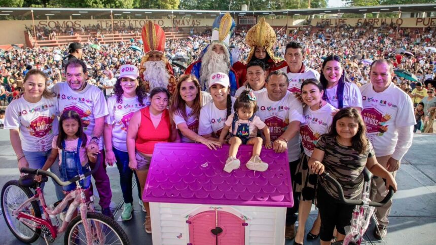 Multitudinario festejo de Reyes en Felipe Carrillo Puerto