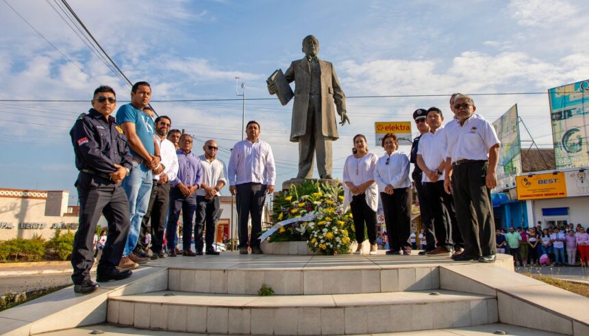 Conmemoran natalicio de Benito Juárez en Felipe Carrillo Puerto