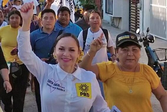 Edith Encalada recorre el D4 de Quintana Roo con paso firme rumbo al Congreso de Quintana Roo