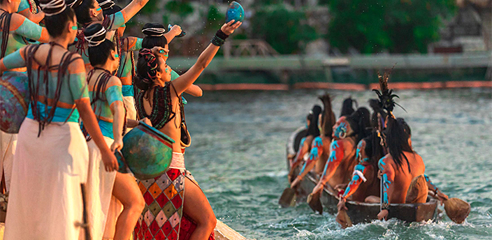 Travesía Sagrada Maya 2024: Xcaret revive el viaje ancestral en honor a la diosa Ixchel