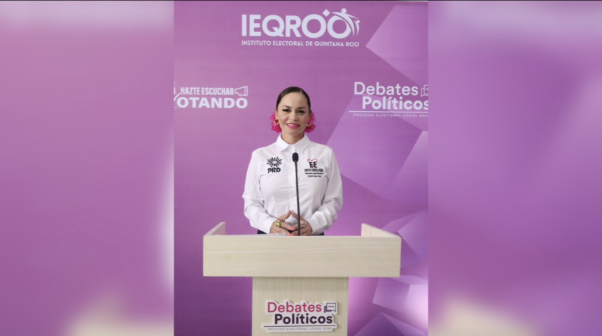 Edith Encalada se fortalece en el Debate Político del IEQROO con propuestas contundentes para el D4 de Quintana Roo