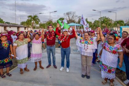 Mary Hernández, Eugenio Segura y Elda Xix muestran su fuerza política en la zona maya