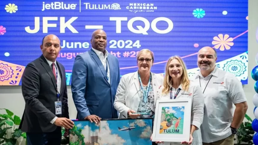 JetBlue expande su presencia en México con nuevos vuelos a Tulum