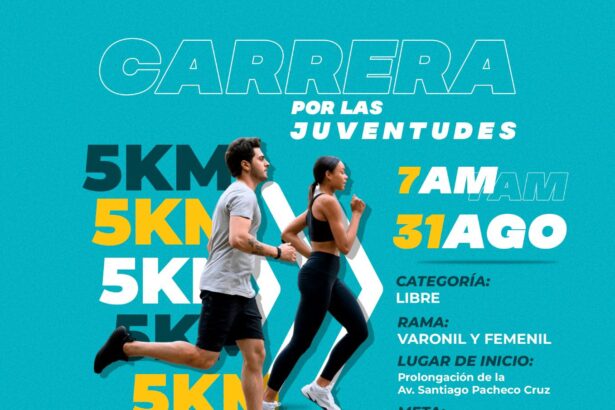 Carrera juvenil 5K recaudará víveres para comedores comunitarios