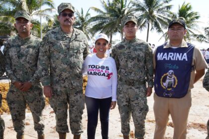 Gobierno de México reconoce esfuerzo de Gobierno de Quintana Roo en la atención del sargazo