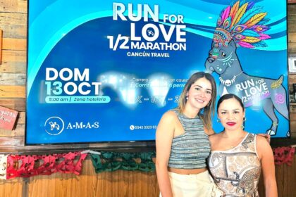 MEDIO MARATÓN CON CAUSA EN LA ZONA HOTELERA CARRILES LADO DE LA LAGUNA CON META EN EL. ASTA BANDERA. Segunda Edición de la Carrera con causa de 5K, 10K y 21K en la zona hotelera de Cancún, organizada por la Asociación Mexicana de Animales de Servicio, el 13 de octubre dando inicio al calentamiento a las 5:00 am para salir a las 5:30 am 21K; 5:45am 10K y 6:00am 5K hasta las 9:30 am, con una aportación de $550 para 5K, $600 para 10K, $650 para 21K y gratuito para personas con discapacidad, fomentaremos el deporte, la inclusión de personas con discapacidad , y el turismo Petfriendly, daremos un mensaje a las aerolineas para que se permitan en los vuelos los animales de compañía y fomentaremos la salud mental, con el fin de recaudar fondos para abrir el primer Centro de Intervenciones Asistidas con Animales para víctimas de violencia, La ruta será del Asta Bandera KM5 al km0 con rutas de abastecimiento de agua para personas y perritos. Atención médica a personas y veterinaria a perros; zona de recuperación para personas y perros. Área de adopción por la Dirección de Bienestar Animal, y recaudación de croquetas para perros de la Calle. Entrega de kits a rezagados a las 4:00am. Pueden correr con o sin perro. Habrá bolsa de Premiación. La premiación de la carrera se llevará a cabo a las 7:00am en el Asta Bandera, misma que aperturará con el himno por Edith Encalada. Segunda edición en nuestro presidium nos acompañó a la rueda de prensa que ha sido inclusiva con intérprete de Lengua de Señas Mexicana por la Lic.Nayeli Rodríguez, el Lic. Gabriel Aguiñaga en representación del Lic. Alejandro Luna, el Lic. Ricardo Prudente director de Inclusión, la Lic. Gemma Kareh en representación de la Lic. Tania Fernández Moreno, el Lic. Rodrigo Constandse Director de AMAHAR. Teniente Santos en representación de Carlos Ernesto Damiano Somuano Secretario de Tránsito y Seguridad Pública, la Lic. Guiselda Díaz Gutierrez en representación del Lic. Bernardo Cueto Secretario de Turismo Estatal de Quintana Roo, Edith Enacalada activista contra la violencia de genero y la Mtra. María Teista Presidenta y Fundadora de AMAS México. AMAS México en colaboración con el Instituto del Deporte, el Ayuntamiento de Cancún, Deporte Inclusivo, la Secretaría de Salud de Quintana Roo, la Secretaría de Turismo Estatal, La Secretaría de Tránsito y Seguridad, SIPINNA, La Dirección de Ecología, la Dirección de Bienestar Animal, la CODEQ y la Dirección de Inclusión, así como otras autoridades que se sumarán están en colaboración impulsando la causa para poder realizar un evento deportivo totalmente inclusivo, lleno de valores y mensajes sociales. Agradecemos a todos los medios de comunicación que asistieron, a nuestro Comité organizador: Sol Berro, Daniel Osorno, Alejandro Aceves, Luis Ceballos, Maria Fernanda Hernández, Hector Berinstein, e Isabel George. Contacto: 5543-33-23-93, Registro: www.runforlove.com.mx, contacto@runforlov MARÍA TEISTA MEDIOS DE COMUNICACIÓN PRESIDENTA Y FUNDADORA e.com.mx